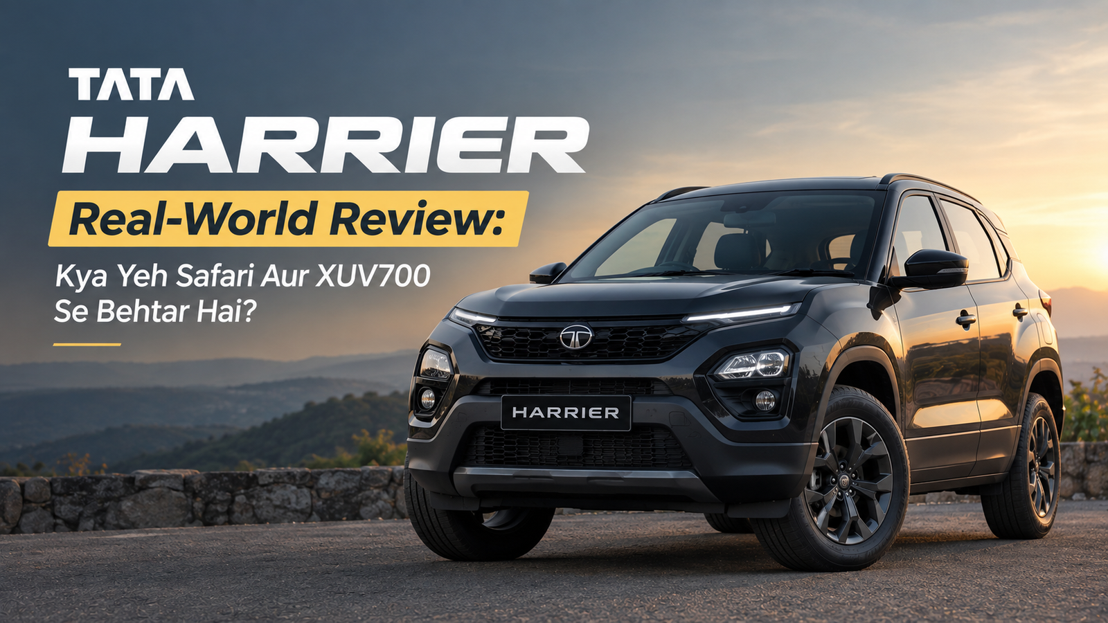 Tata Harrier Real-World Review: Kya Yeh Safari Aur XUV700 Se Behtar Hai?
