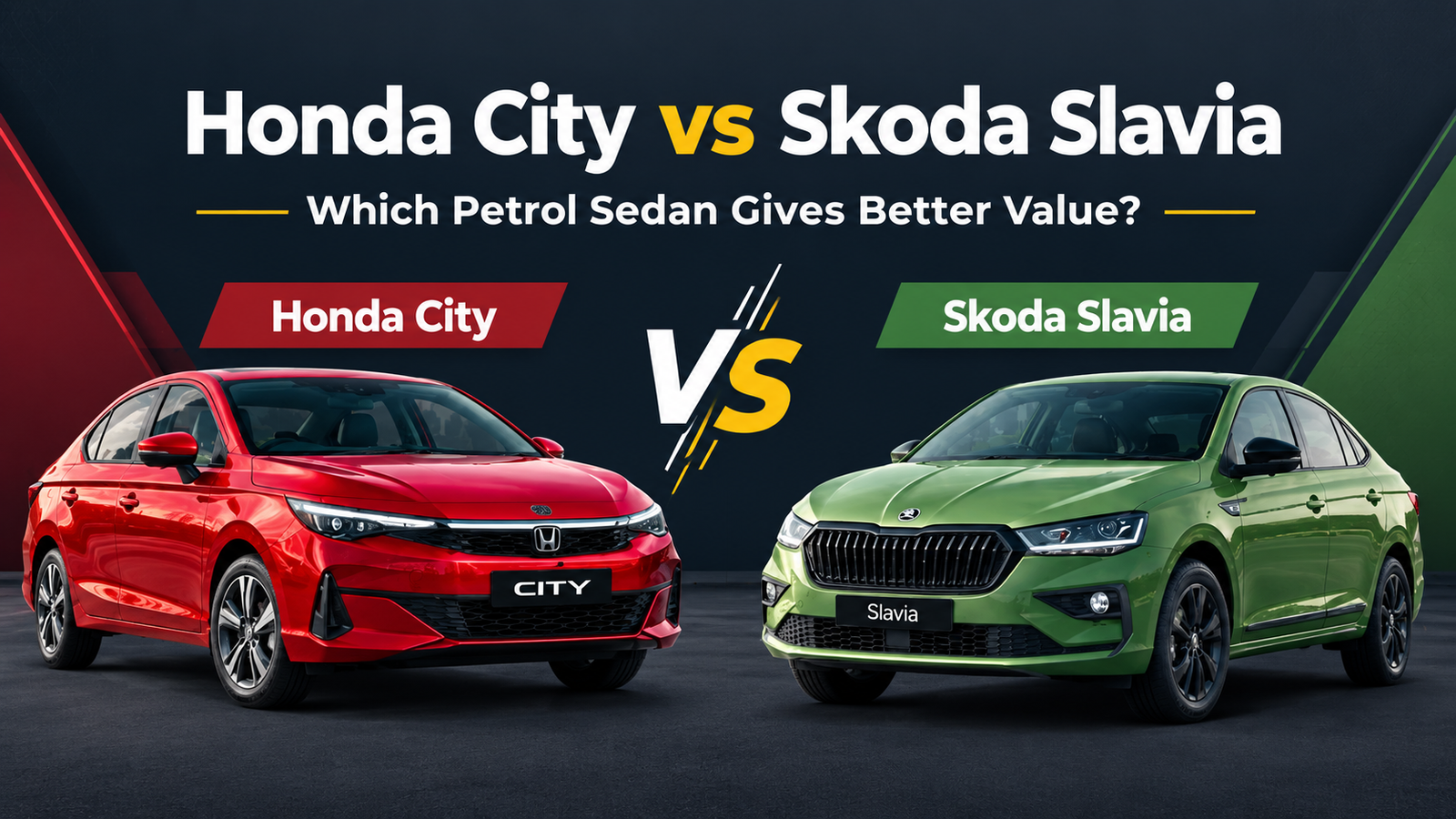Honda City vs Skoda Slavia: Which Petrol Sedan Gives Better Value?
