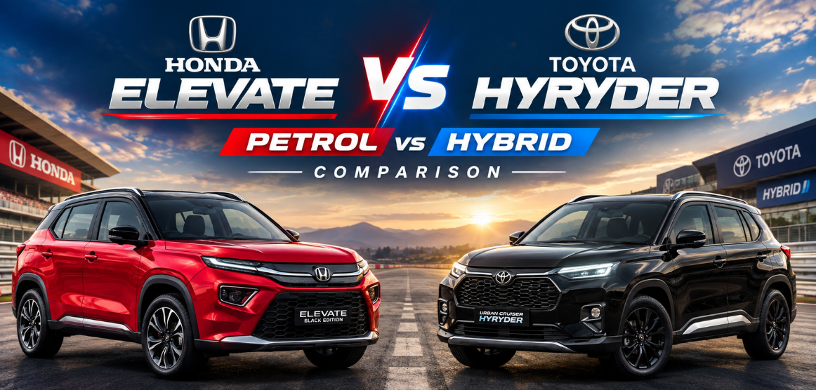 Honda Elevate vs Toyota Hyryder: Petrol vs Hybrid, Kaunsa Deta Hai Better Value?