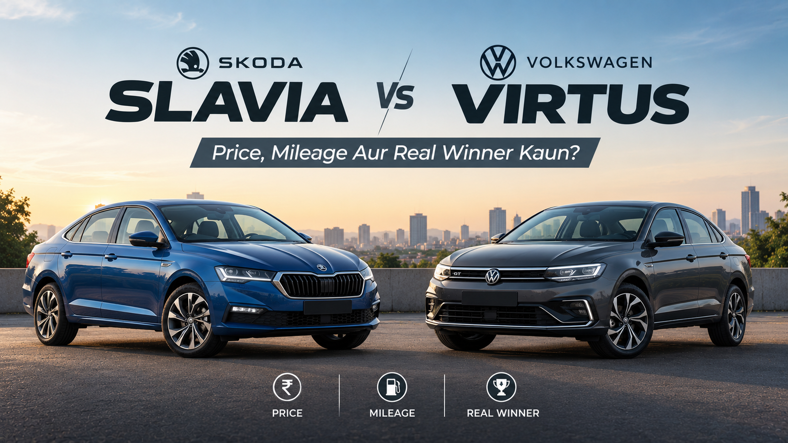 Skoda Slavia vs Volkswagen Virtus: Price, Mileage Aur Real Winner Kaun?