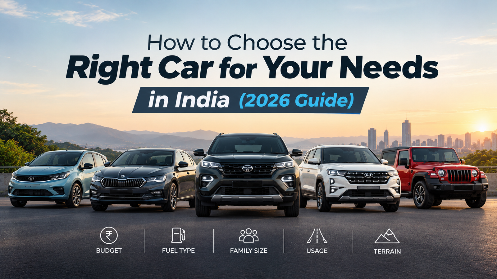 How to Choose the Right Car for Your Needs in India (2026 Guide)