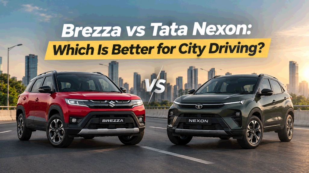 Brezza vs Tata Nexon: Which Is Better for City Driving?
